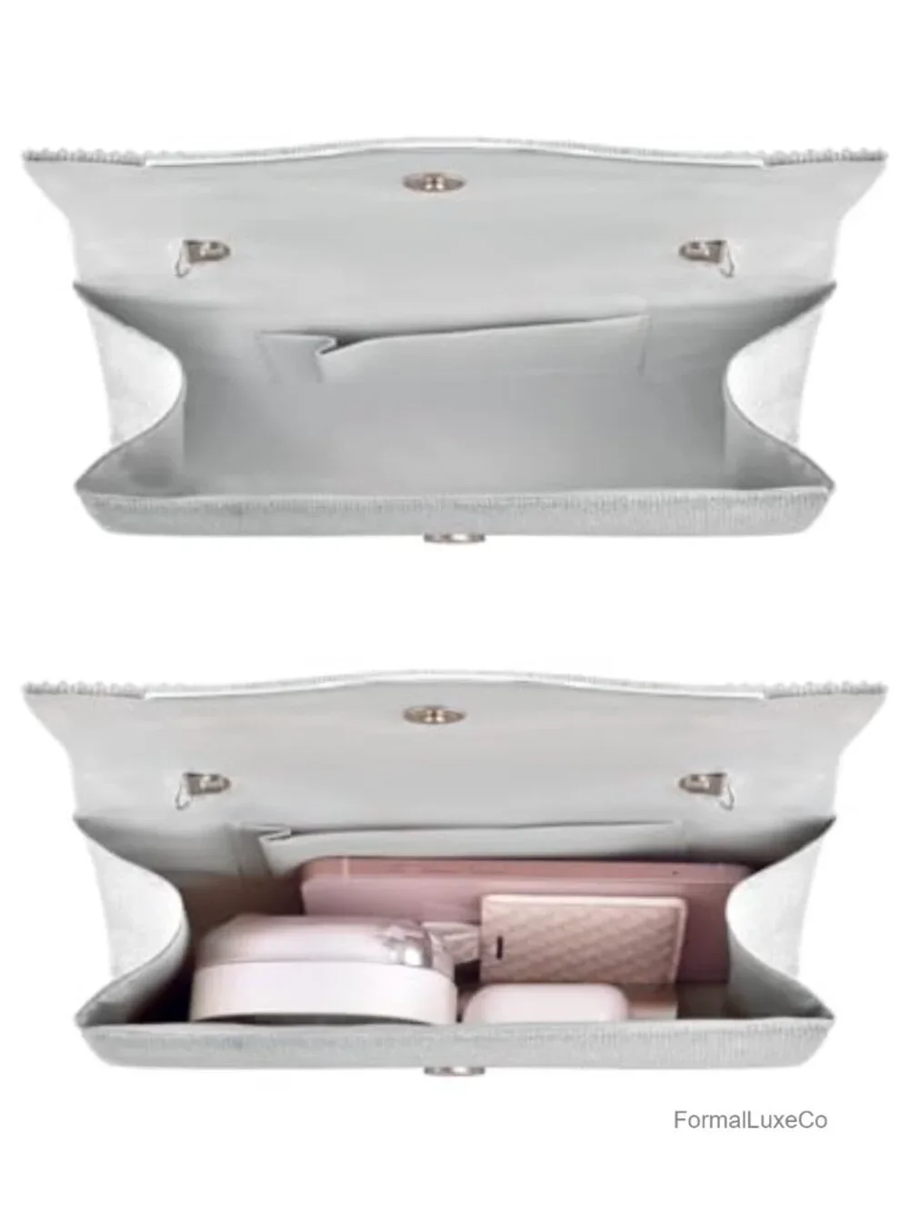 Formal Evening Clutch Satin Shoulder Envelope Party Handbag Wedding Prom Purse